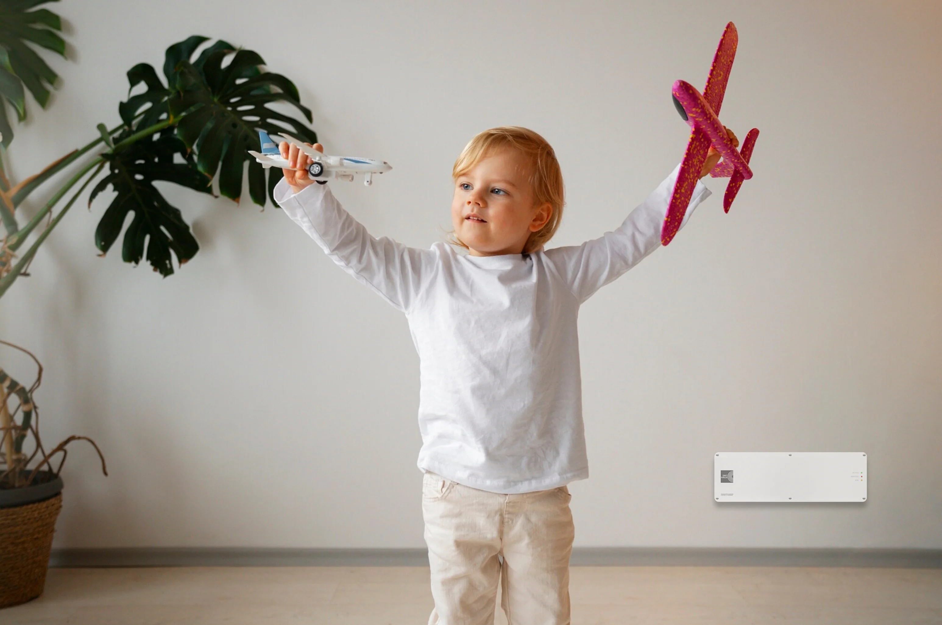 Child affected by humidity problems
